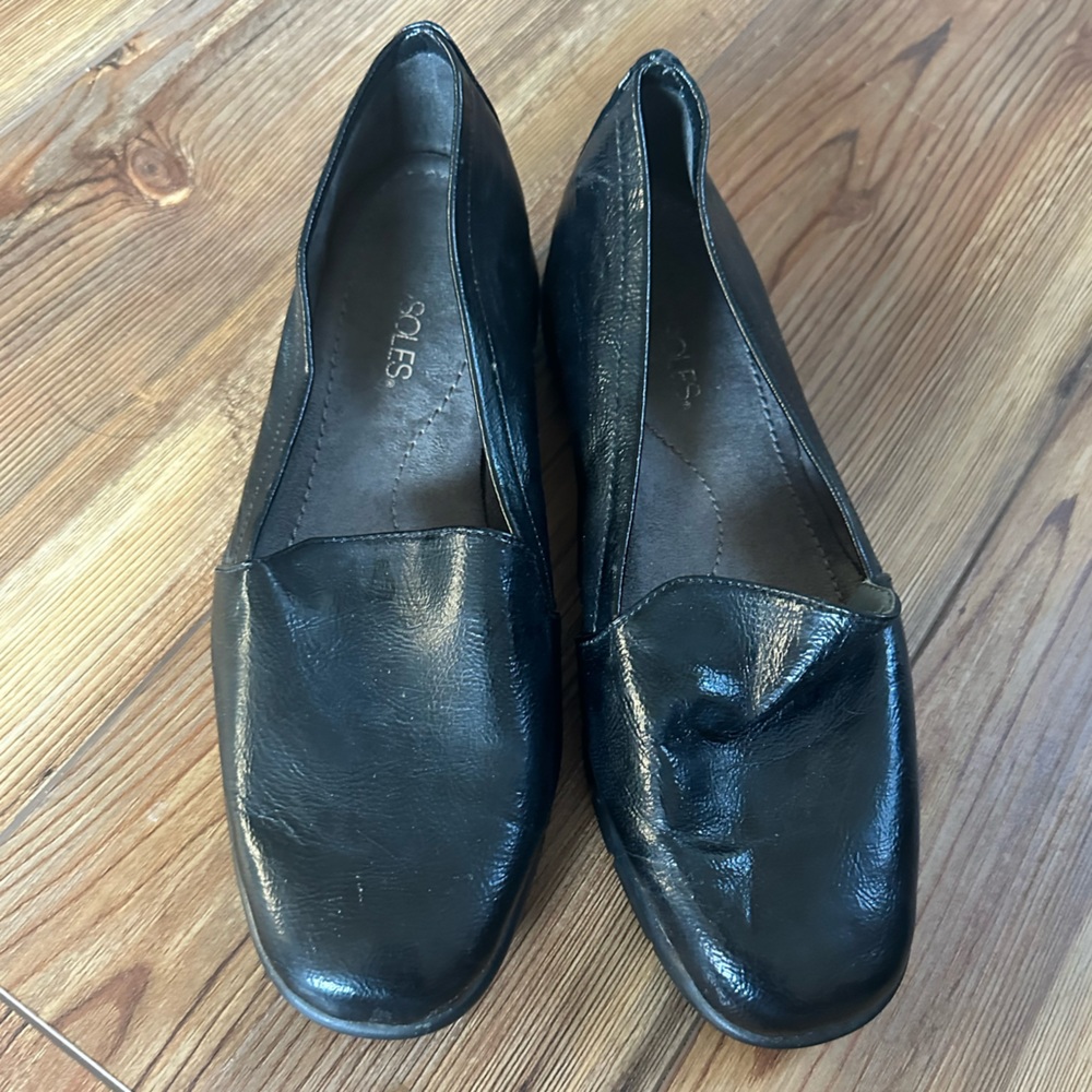 VINTAGE | AEROSOLES | BLACK | GENUINE LEATHER - Picture 1 of 5